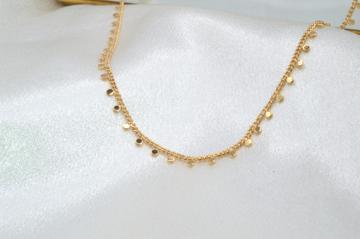 Round Disc Necklace