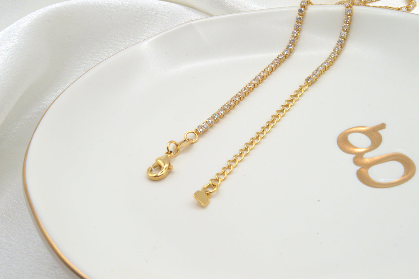 Dainty Tennis Necklace