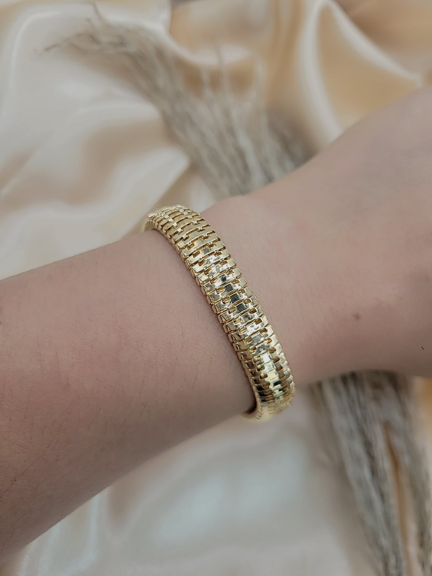 Herringbone Snake Bracelet