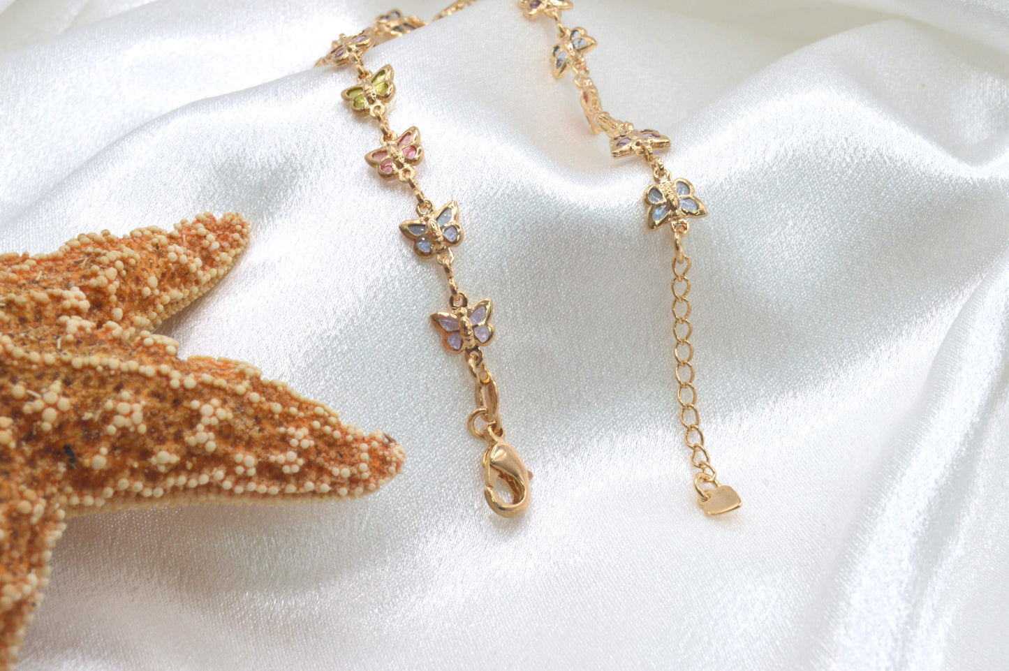 Colorful Butterfly Anklet