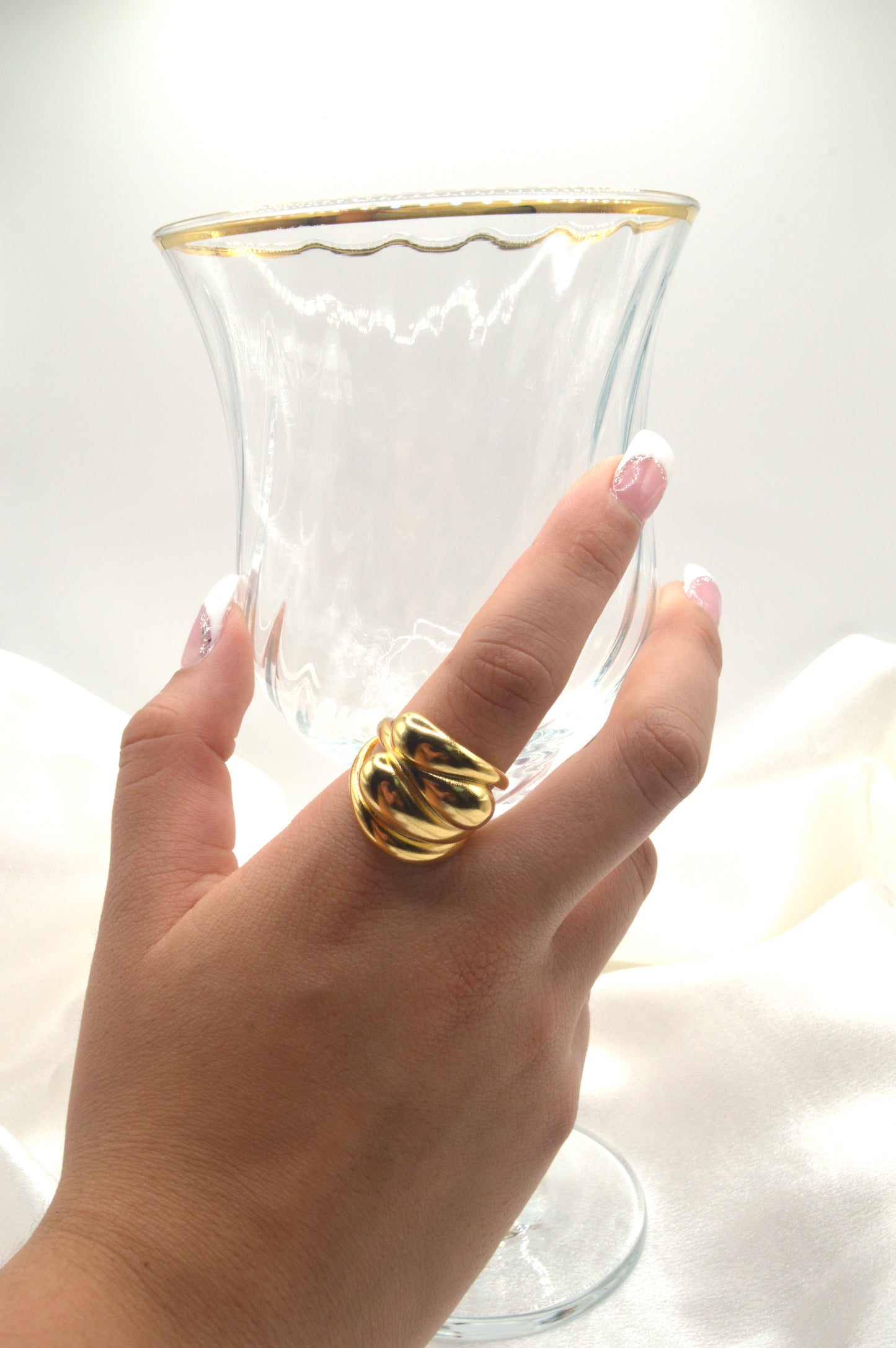 Teardrop Multilayer Ring
