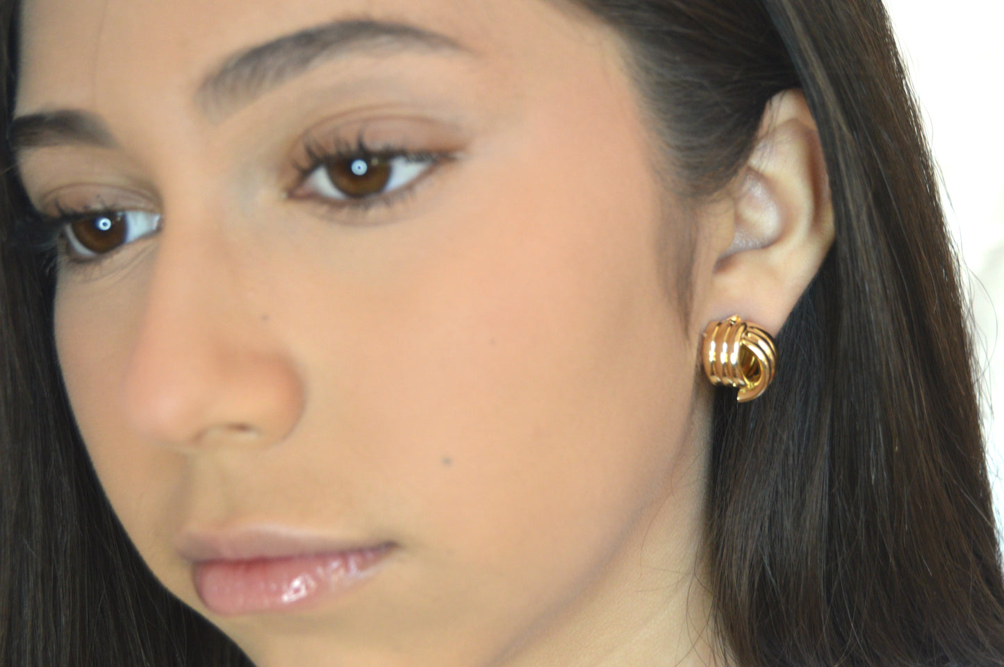 Bold Double Knot Studs