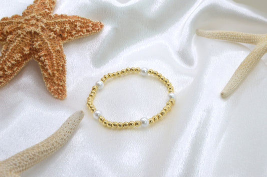 Pearl beaded balls Bracelets