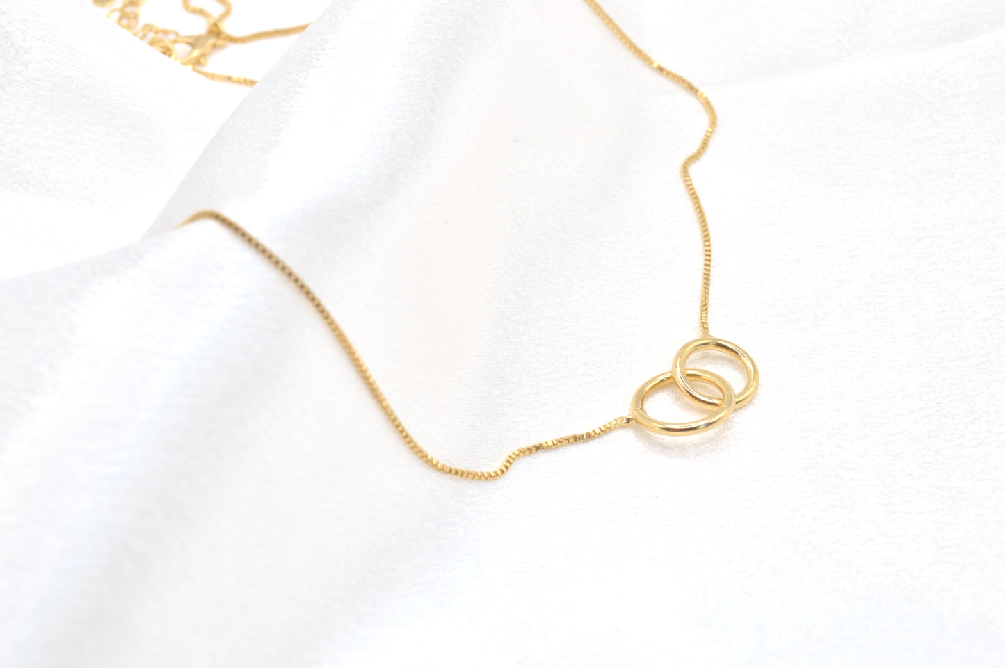 Double Ring Necklace