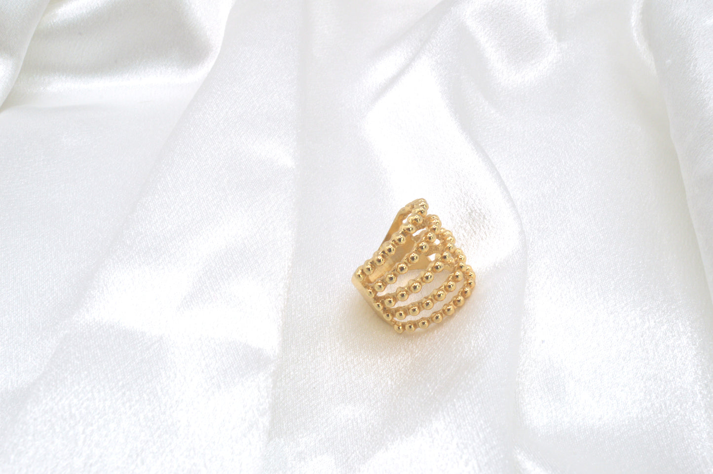 Beaded Multilayer Ring