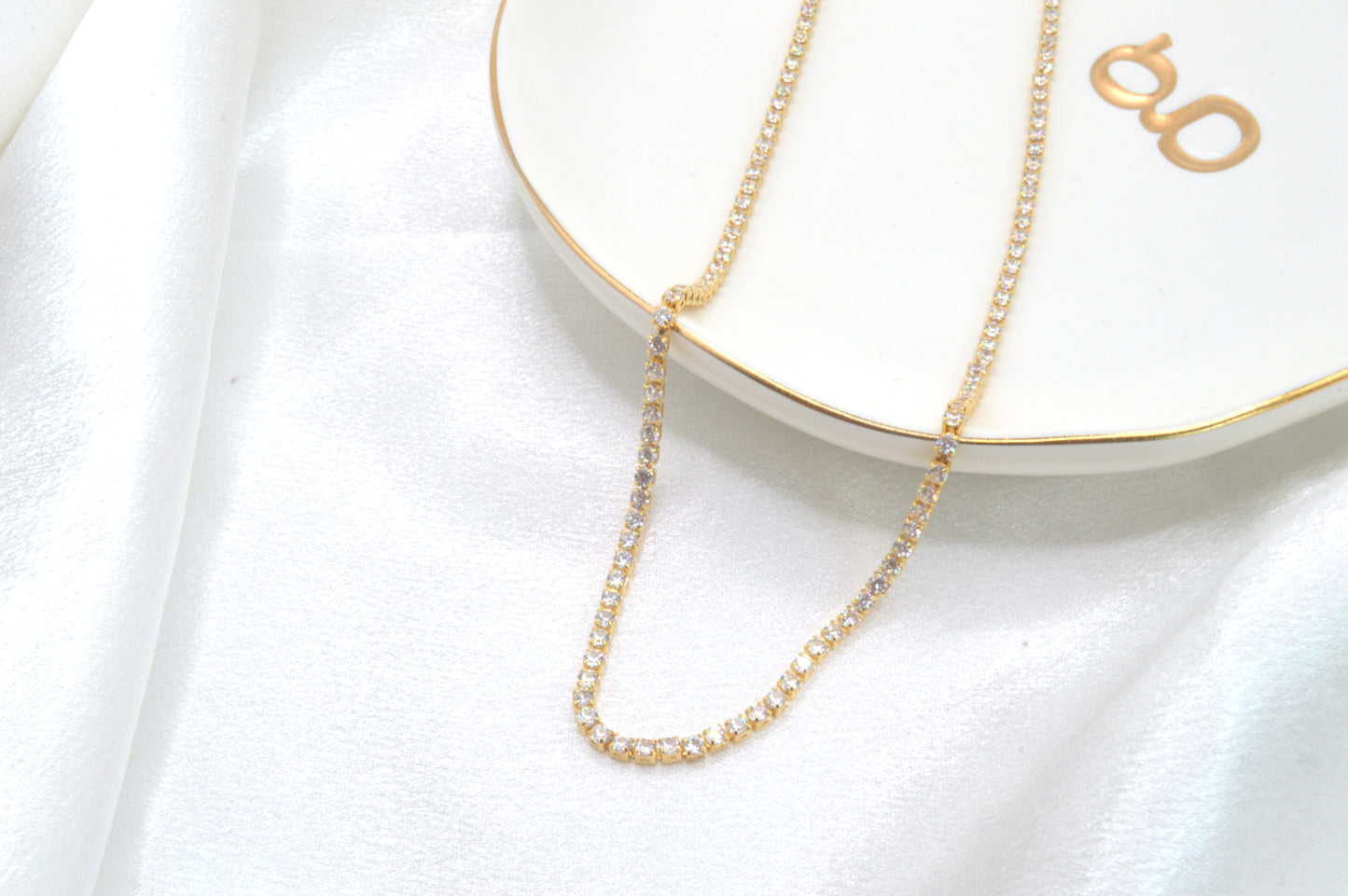 Dainty Tennis Necklace