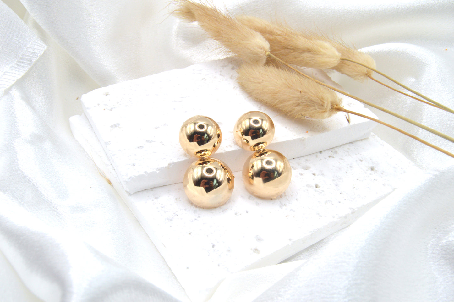 Chunky Double Circle Earrings