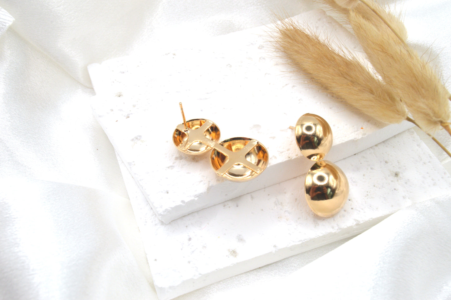 Chunky Double Circle Earrings