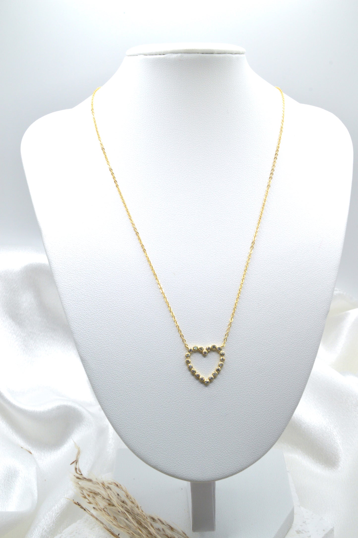 Heart CZ Necklace