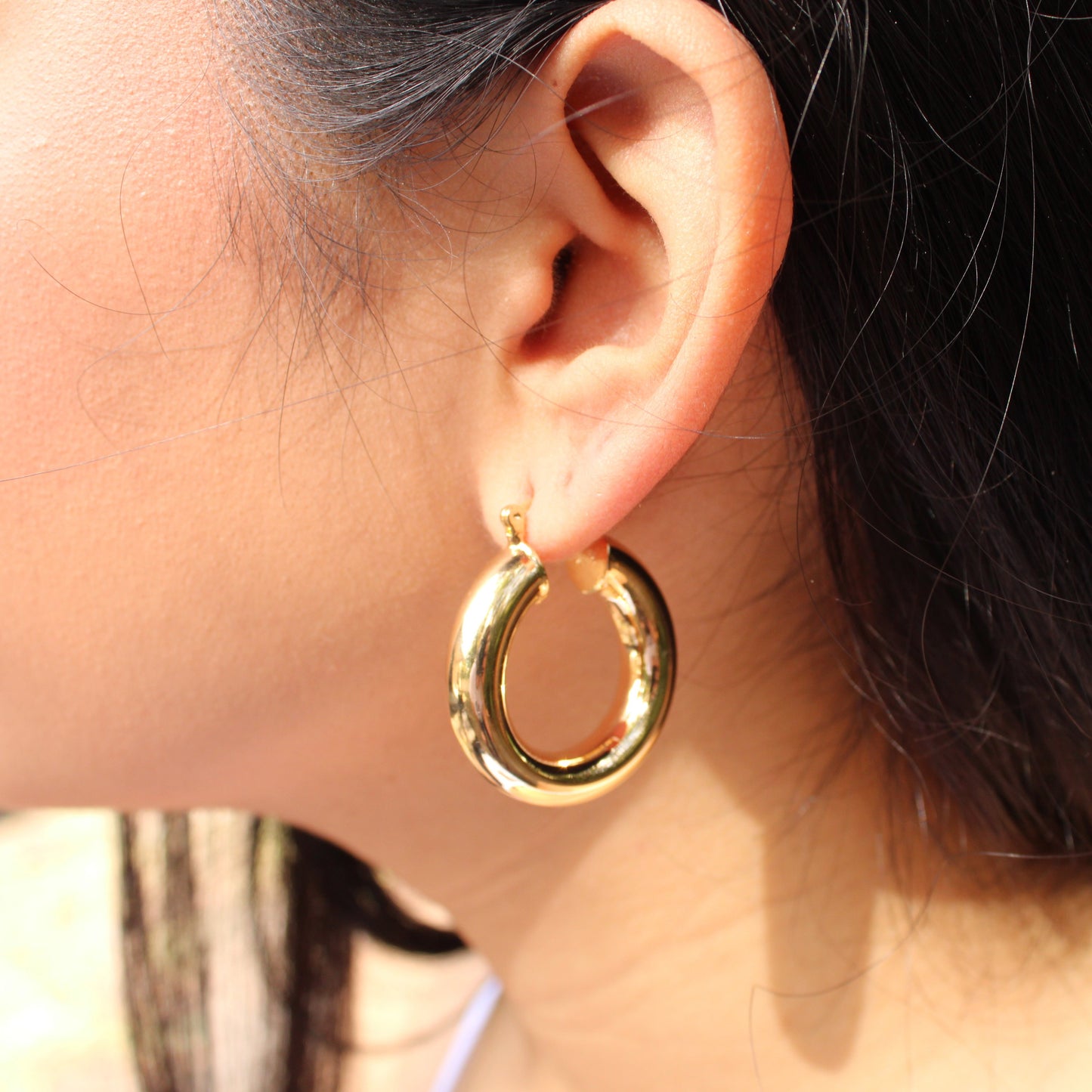 Chunky Thick Hoops