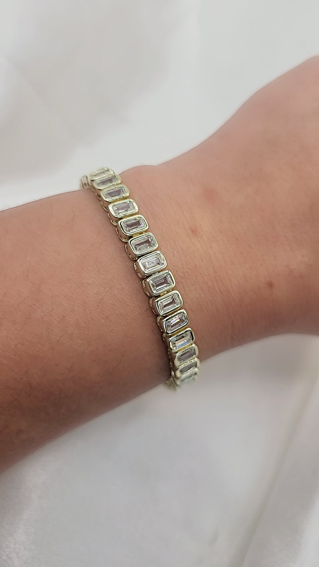 Baguette Cz Bracelet