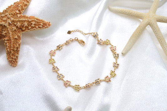 Colorful Butterfly Anklet
