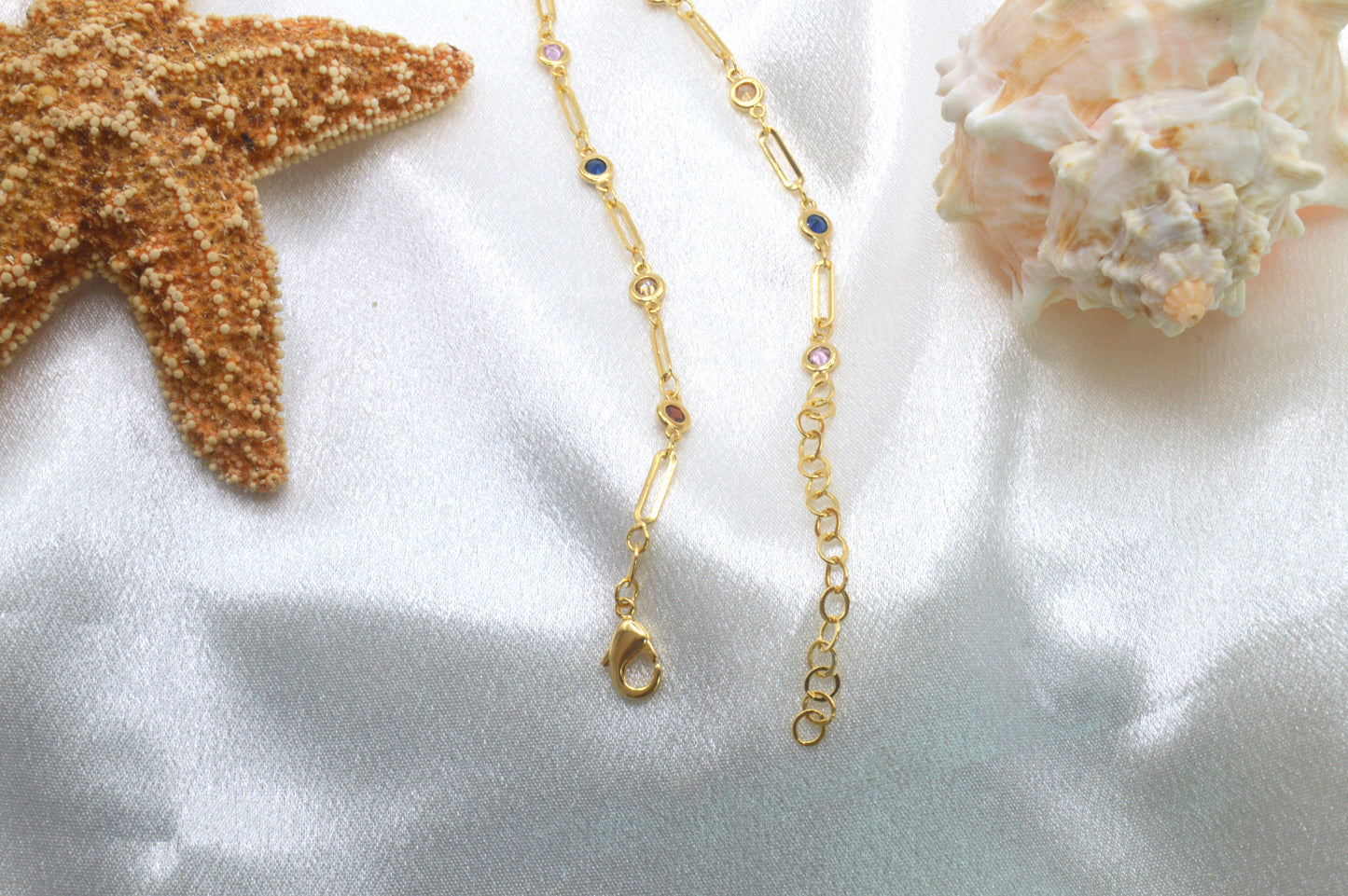 Circle Multicolor Anklet