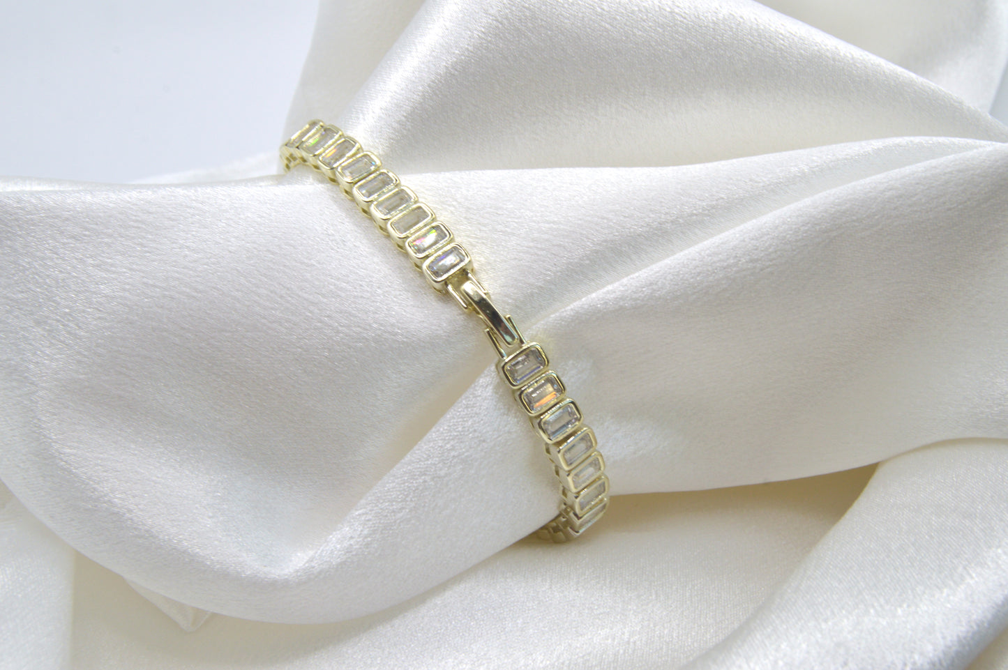 Baguette Cz Bracelet