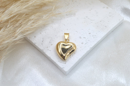 Puff Heart Charm