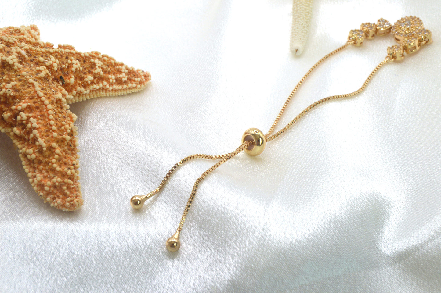 Hearts Pave CZ Bracelet