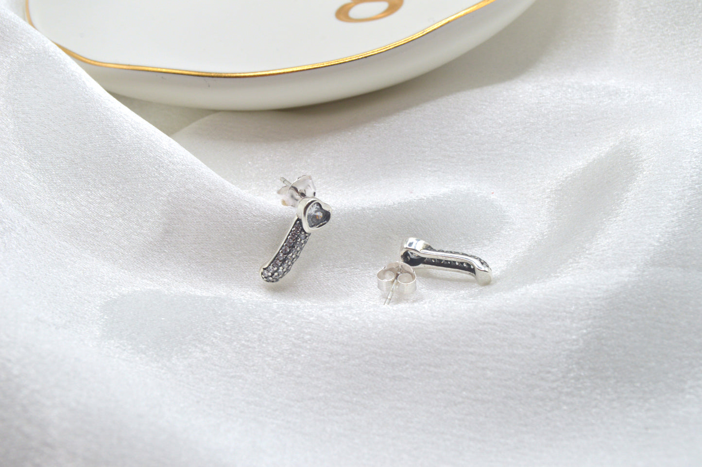 Heart Stud Earrings