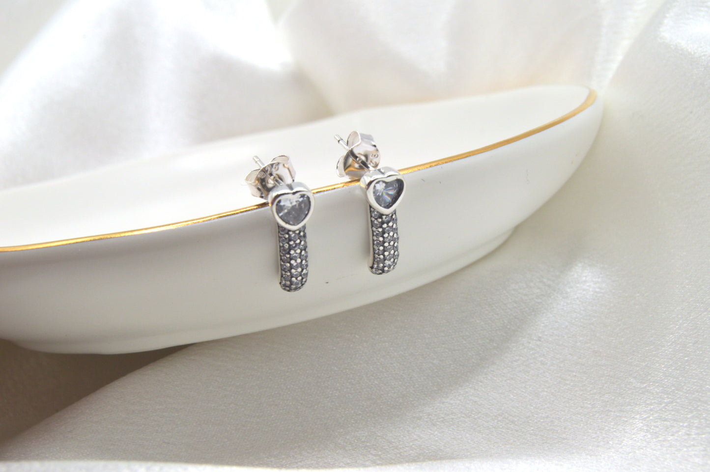 Heart Stud Earrings