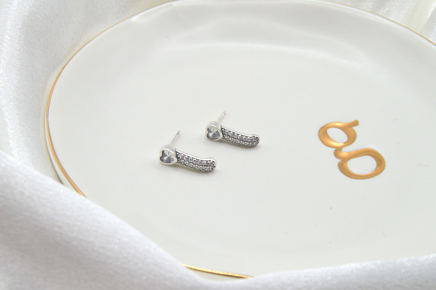 Heart Stud Earrings