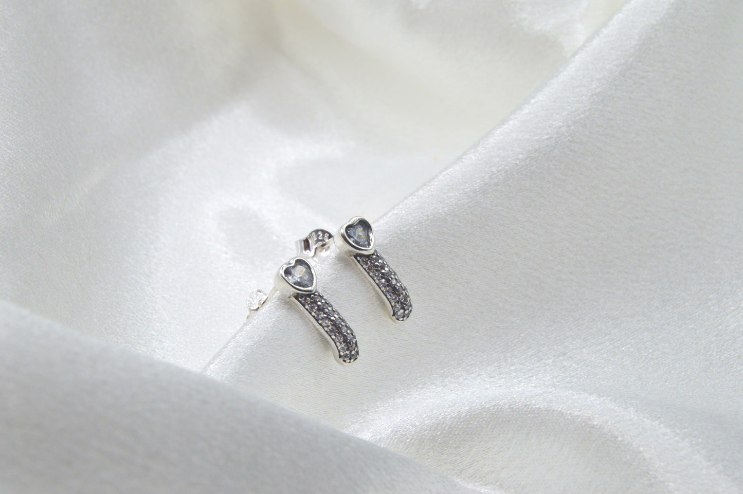 Heart Stud Earrings