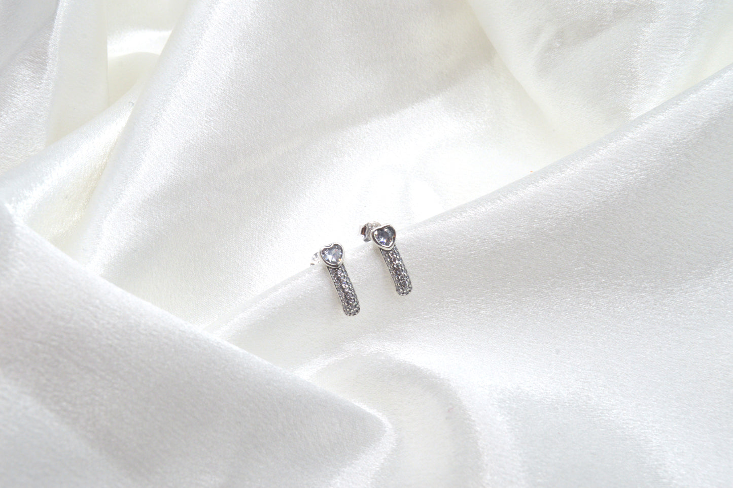 Heart Stud Earrings