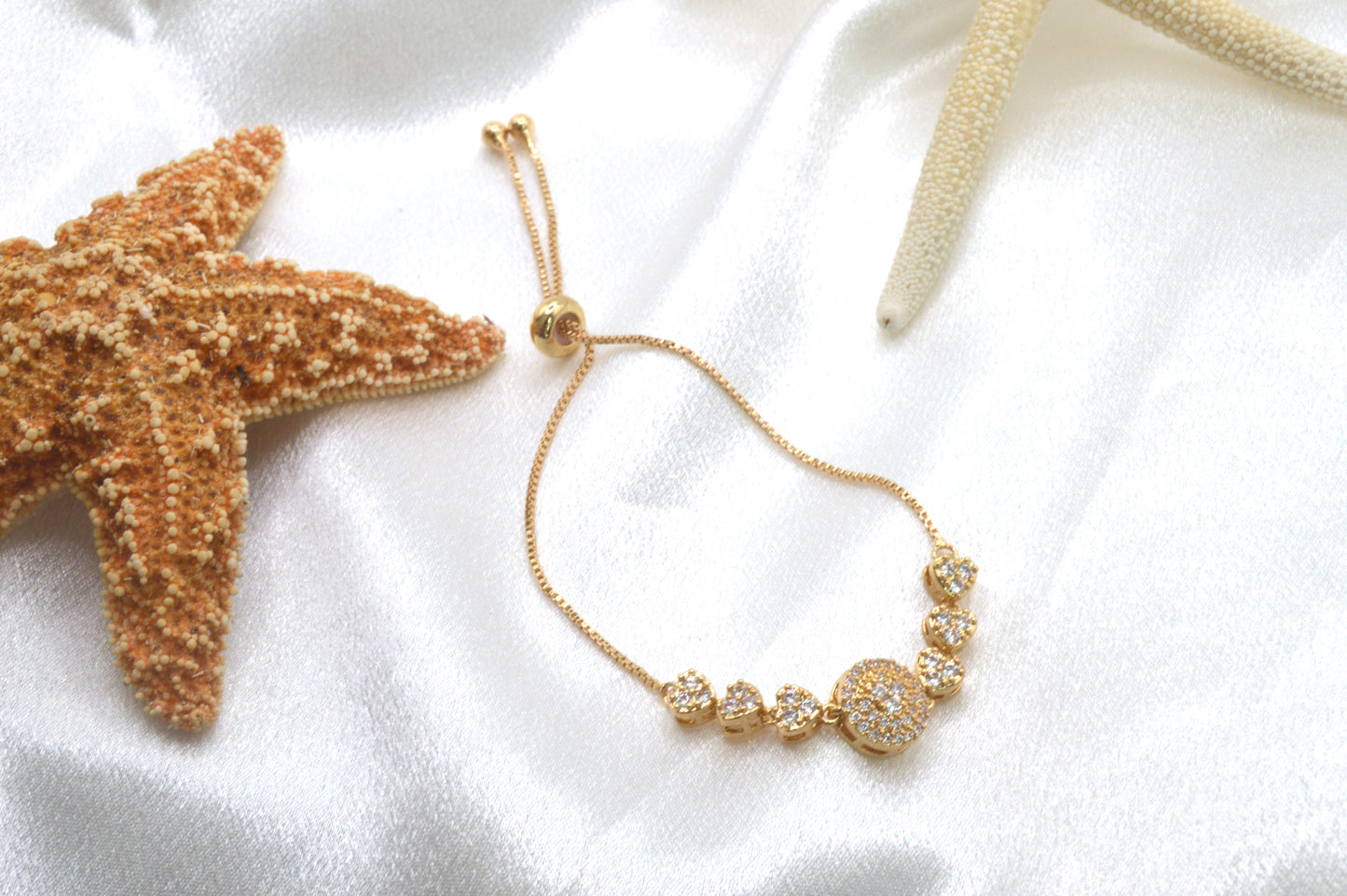 Hearts Pave CZ Bracelet