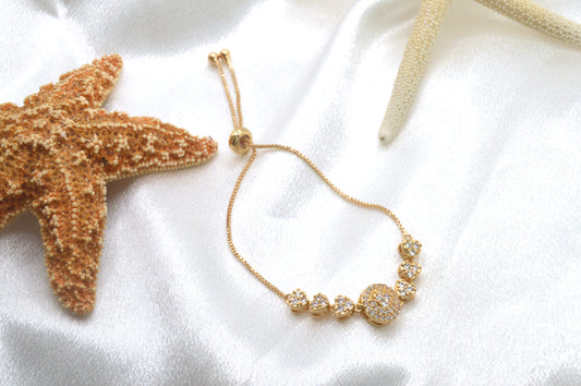 Hearts Pave CZ Bracelet