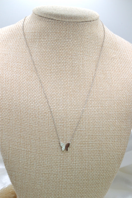 Butterfly Cz Necklace