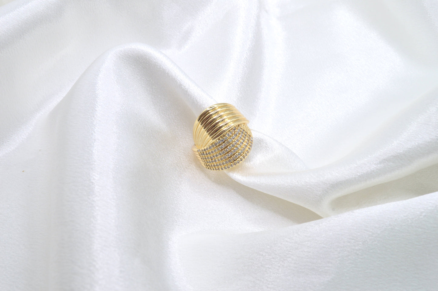 Micropave Statement Ring