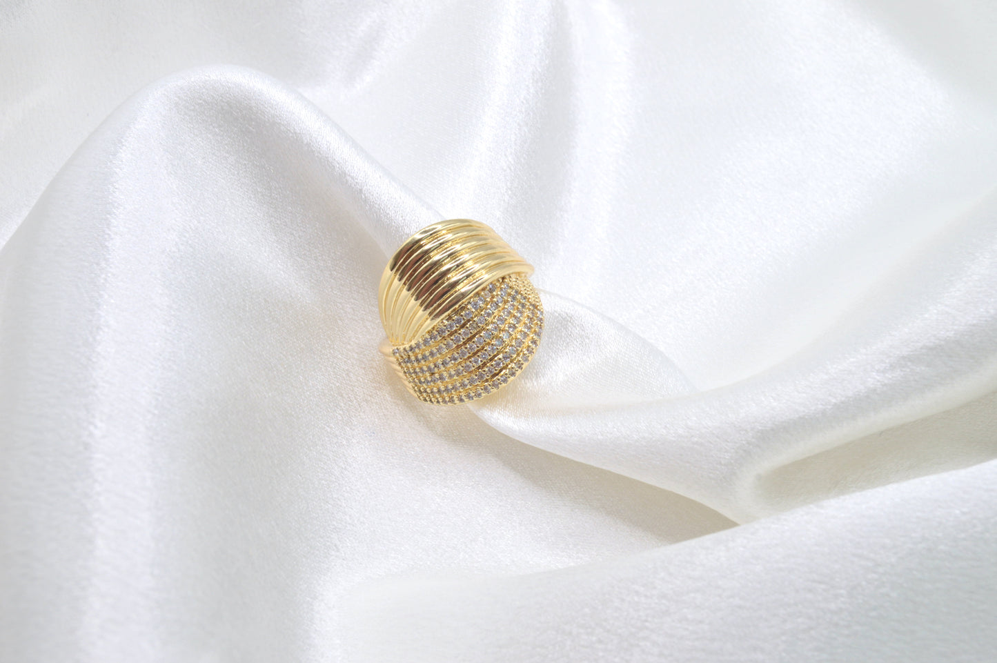 Micropave Statement Ring