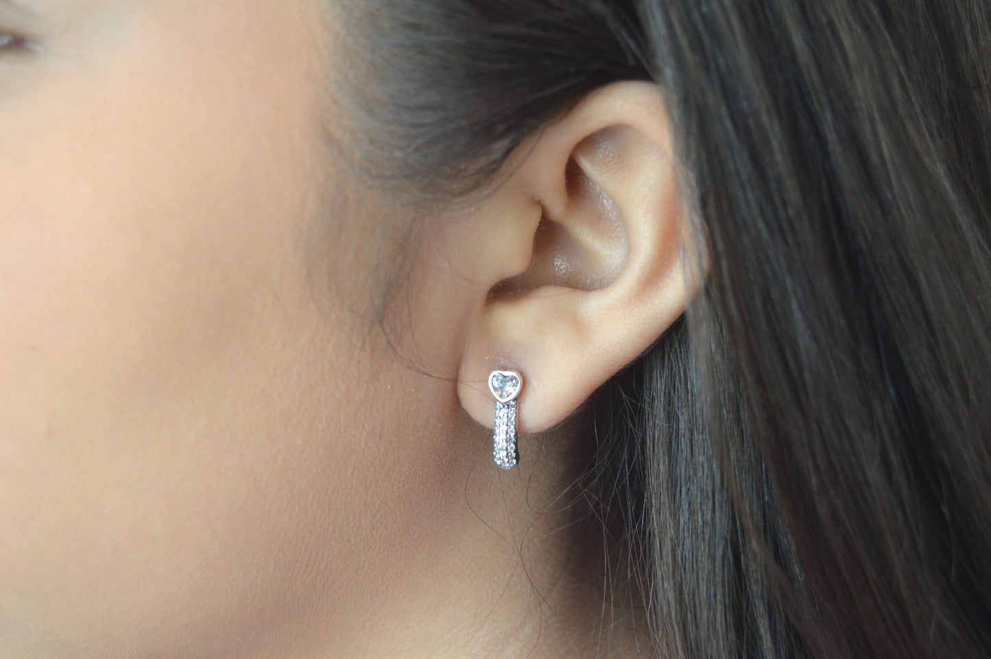 Heart Stud Earrings